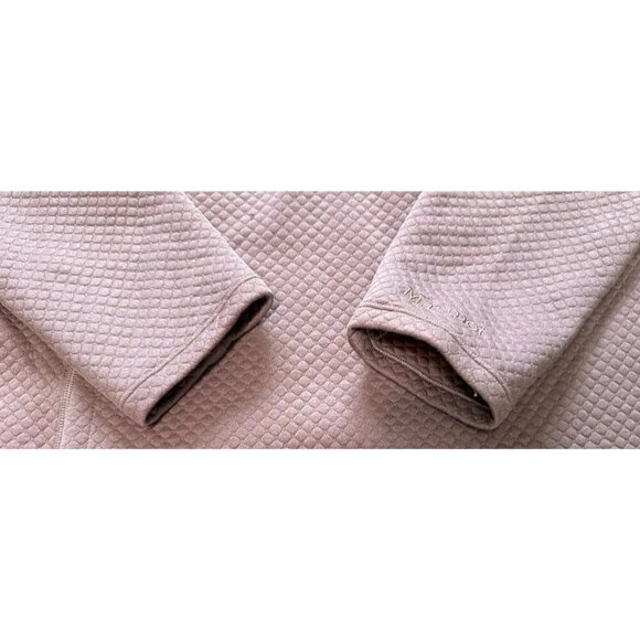 Marmot Light Purple Quilted Cowl Neck Sweatshirt Pockets SZ XL Stay Gorpcore - Picture 2 of 4
